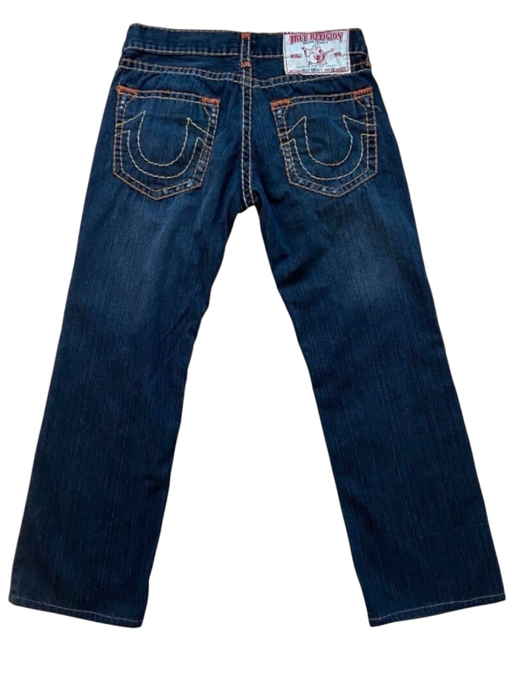 True Religion Brand men Jeans Billy Super T Size 36 Dark Wash Denim Straight Leg